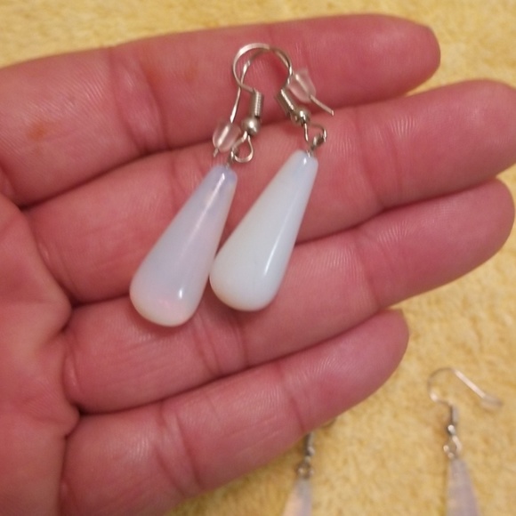 Ocean Holographic Translucent Dangle Earrings - Picture 3 of 4